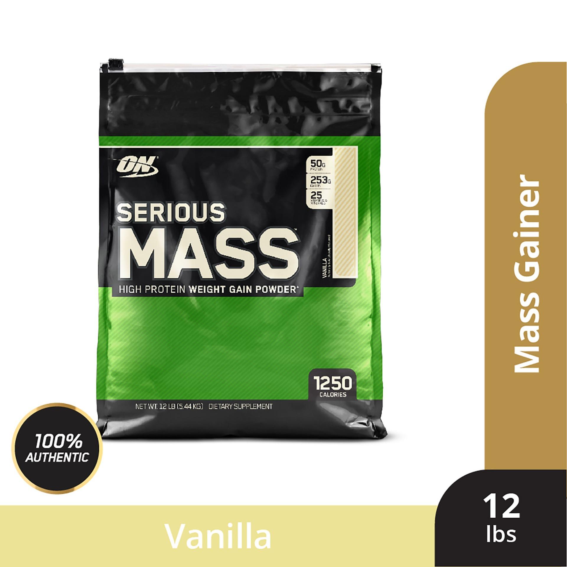 Thực phẩm bổ sung Optimum Nutrition Serious Mass Vanilla 12 lbs