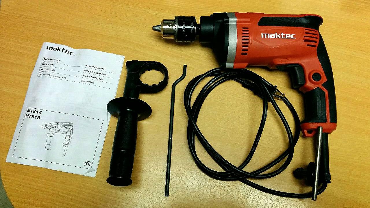 Máy khoan Có Búa Maktec MT814 - ABG shop