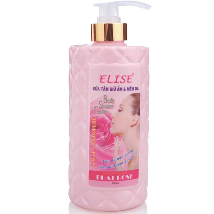 SỮA TẮM ELISE 750ml (màu hồng, xanh)