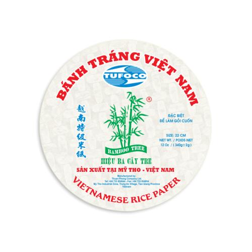 Rice Paper Spring Rolls Three Bamboo Trees Without Preservatives, Grade a