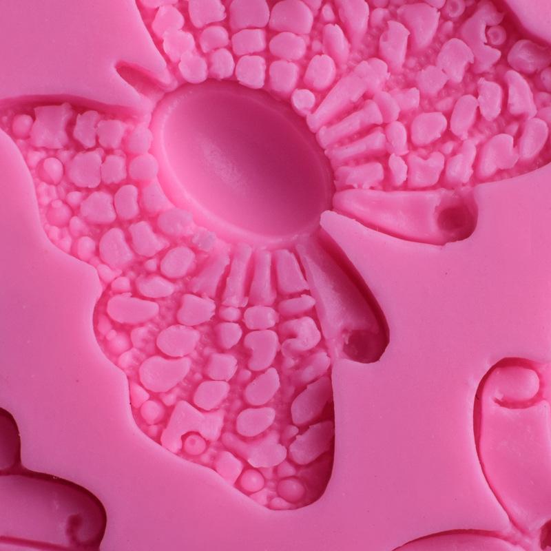 Khuôn silicon 3D 3 con bướm