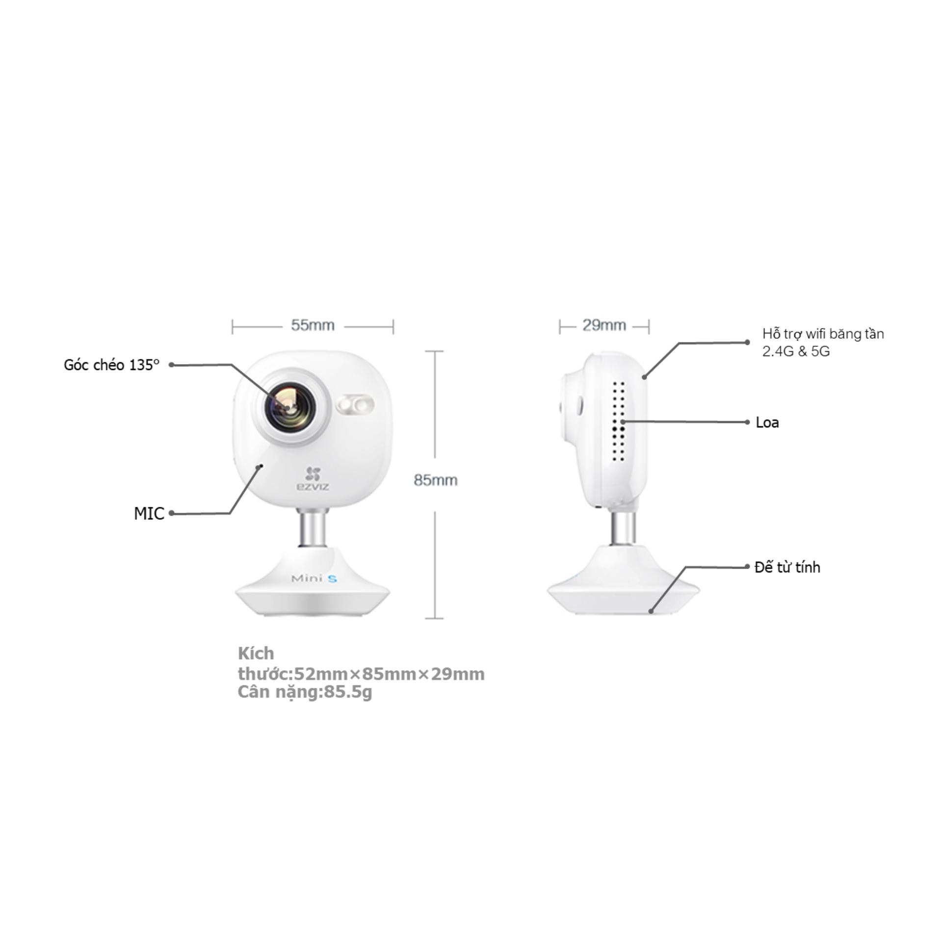 [HCM]Camera IP WIFI Ezviz Mini Plus 1080P (CS-CV200-A0-52WFR)