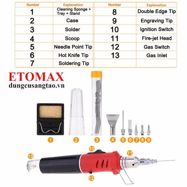 Bút khò hàn nhiệt di động  HS-1115K