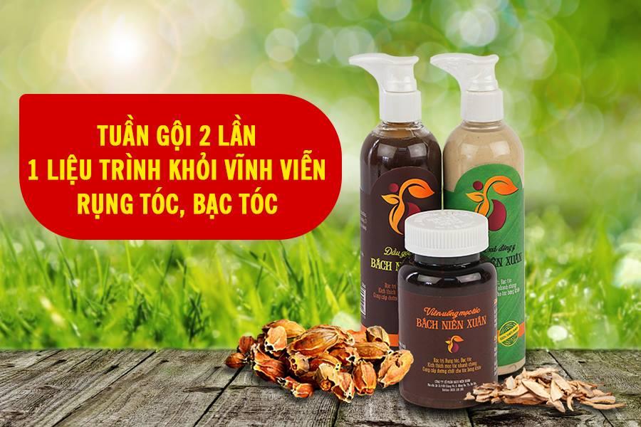 Dầu xả chữa bạc tóc, rụng tóc Bách Niên Xuân