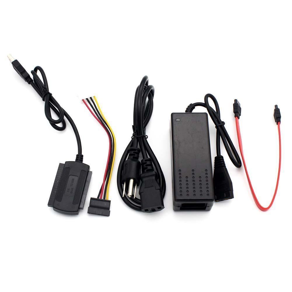 Bộ chuyển đổi cáp USB 2.0 sang IDE SATA (Đen) + Quà tặng hấp dẫn