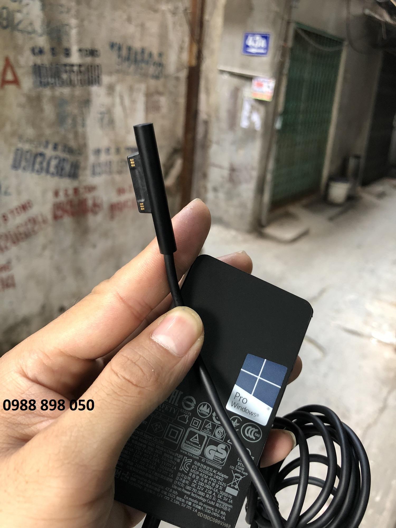 Sạc Microsoft Surface Pro 3 4 1625 bản gốc Zin Theo Máy
