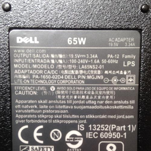 Sạc Laptop Dell Latitude E6220 E6230 E6320 E6330 3.34A 65W