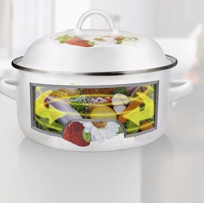 [HCM]Bộ 5 Nồi Tráng Men Cao Cấp Mishio
