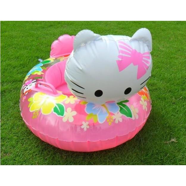 Phao Bơi Hello  ( MÈO HỒNG ) Dễ Thương