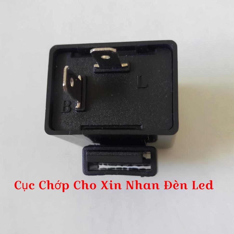 Bộ 4 Đèn Led Xin Nhan Chân T10 và Cục Chớp