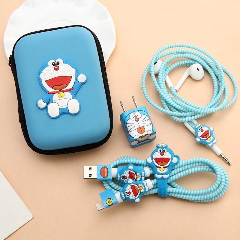 Bộ bảo vệ Cáp Sạc iPhone Doraemon