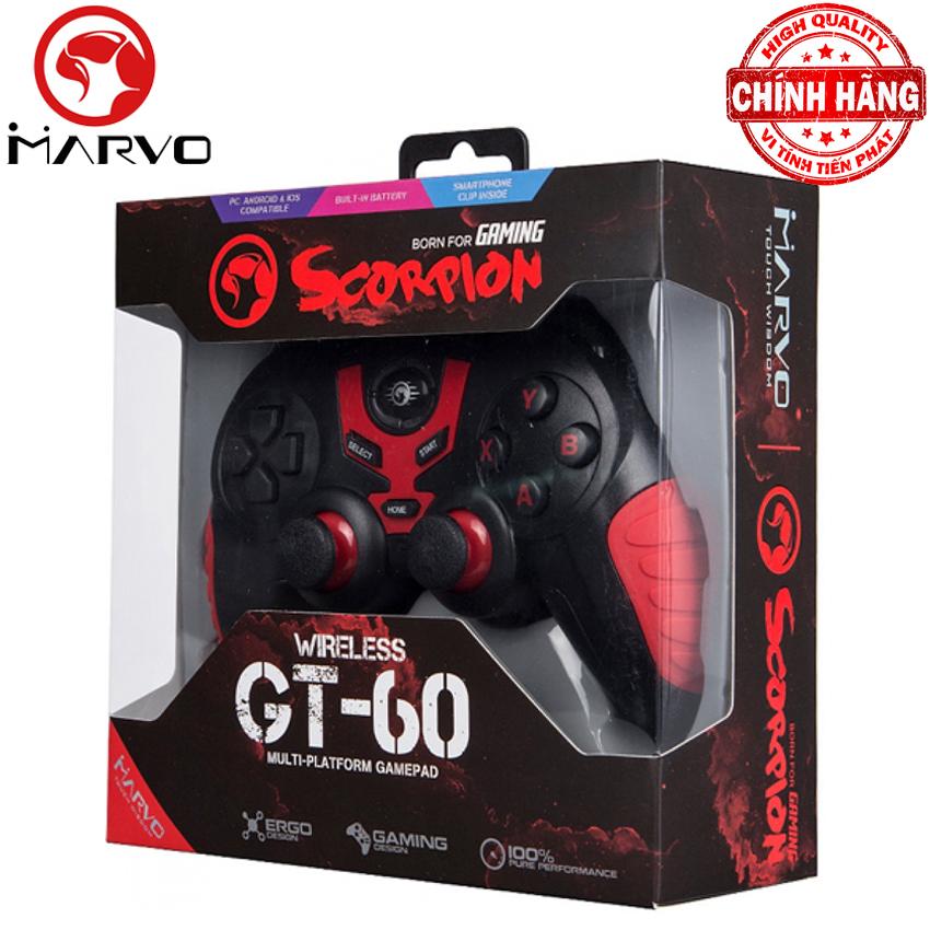 Tay cầm chơi game không dây bluetooth Marvo GT-60 .