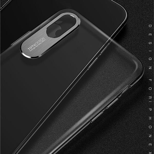 Ốp Lưng Silicon ToTu Có Viền Bảo Vệ Camera Cho iPhone Xs Max