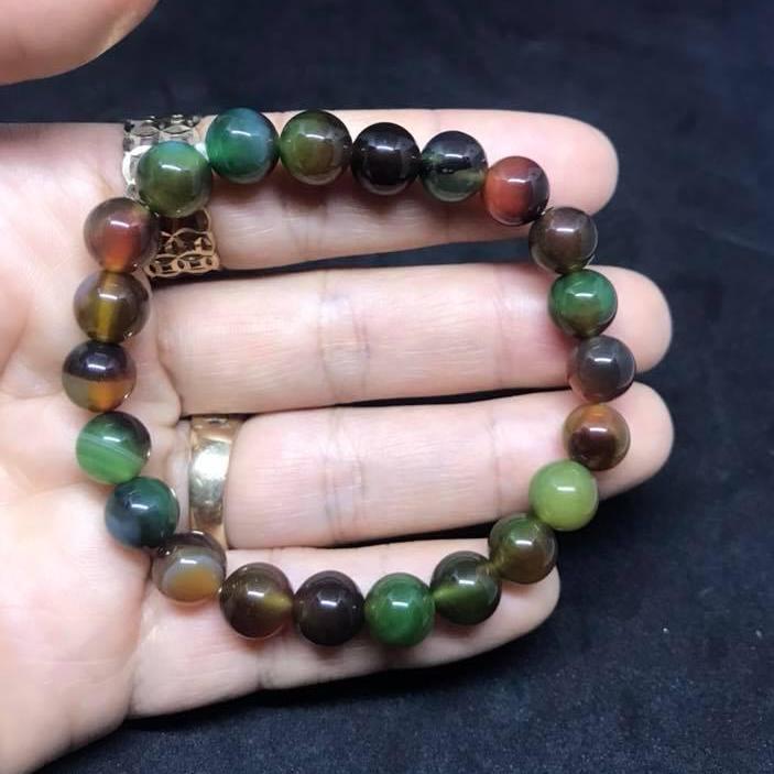 [HCM]VÒNG TAY ĐÁ MÃ NÃO TỨ QUÝ 8LY