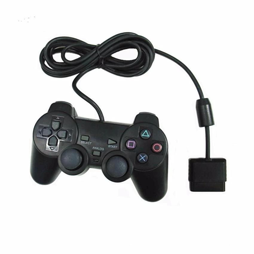 [HCM]Bộ 2 tay cầm chơi game PlayStation 2 DualShock2 (Đen)