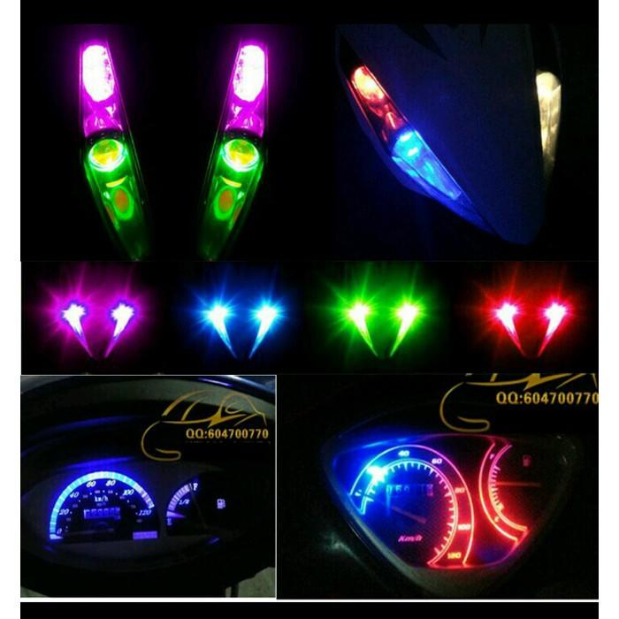 2 Led đồng hồ Demi sương mù xe máy