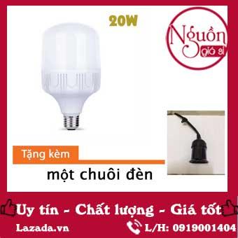 Bóng đèn led trụ 18w - 20w - tặng chuôi đèn