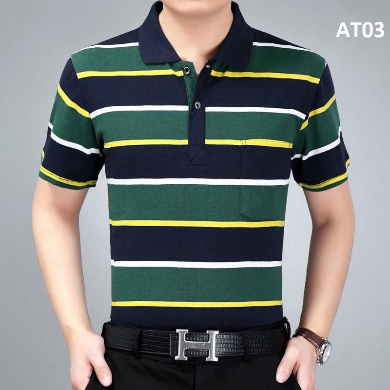 áo thun nam trung niên có cổ