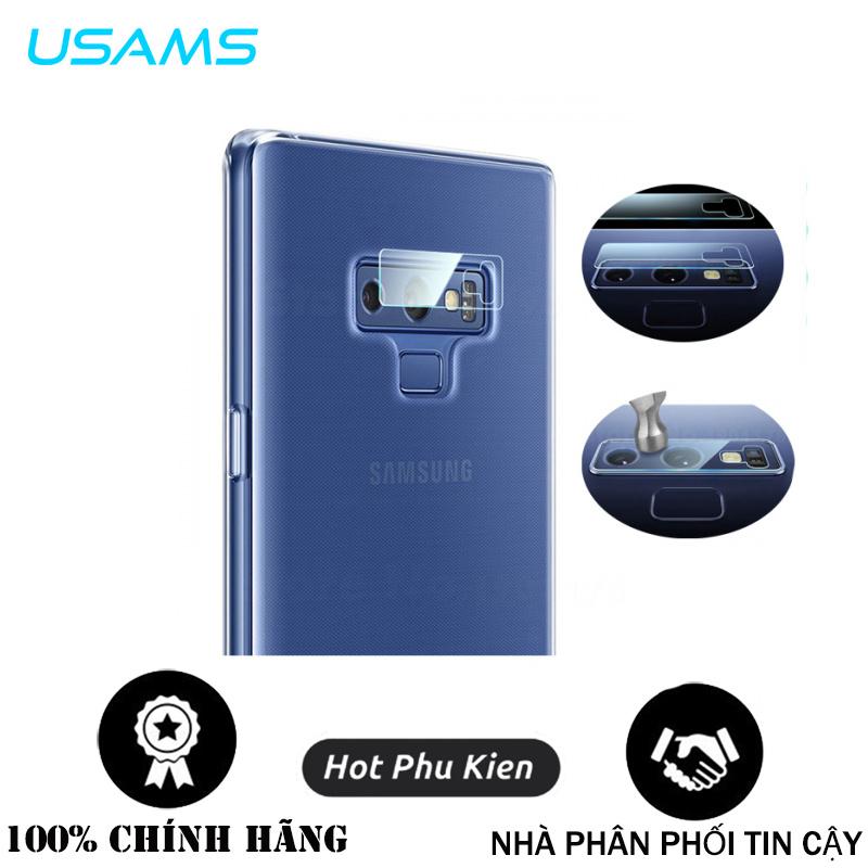[HCM]Miếng dán kính cường lực Camera Usams cho Samsung Galaxy Note 9 độ trong full HD chụp hình cực nét - Phân phối HotPhuKien