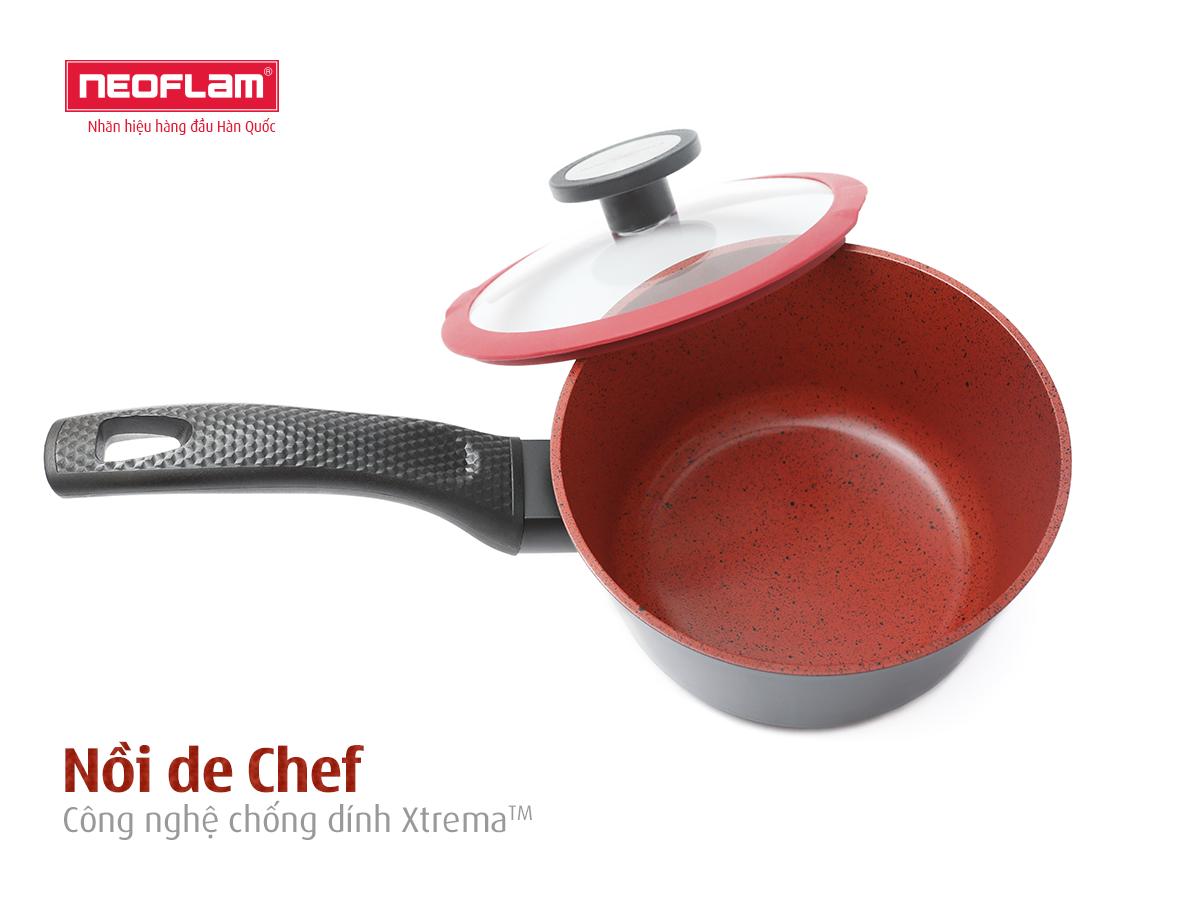 Bộ 2 nồi de chef ( 18cm, 20cm )