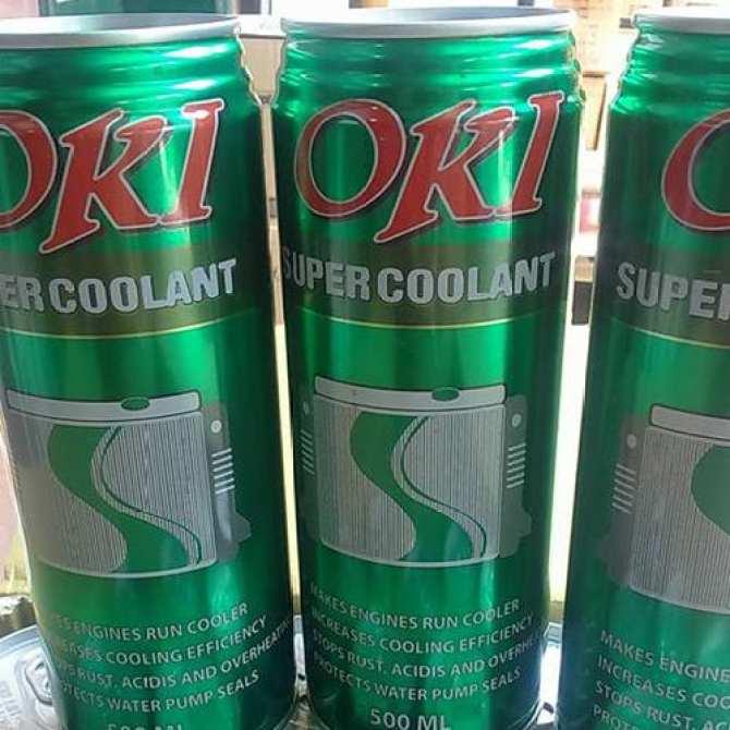Lô 5 lon nước làm mát động cơ Denso Oki Coolant - 500ml/lon