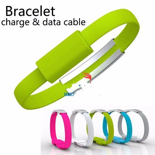 [HCM]Cáp sạc vòng đeo tay cho iPhone (Xanh dương)