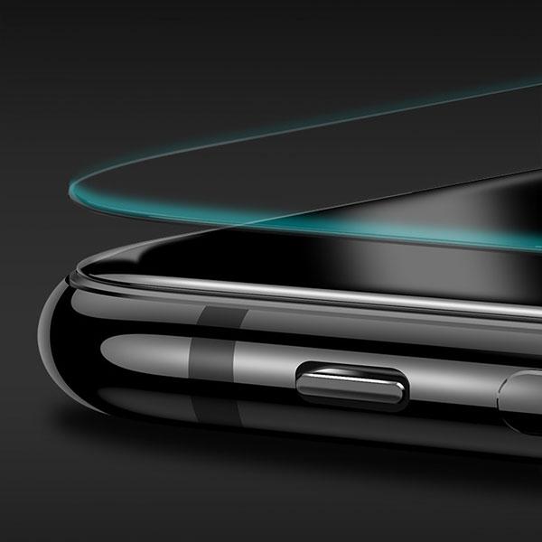 Miếng dán cường lực 10D full màn cho iPhone X (Đen)