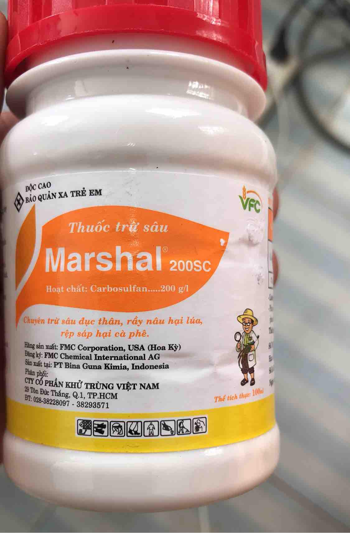 Thuốc trừ Sâu Marshal 200sc
