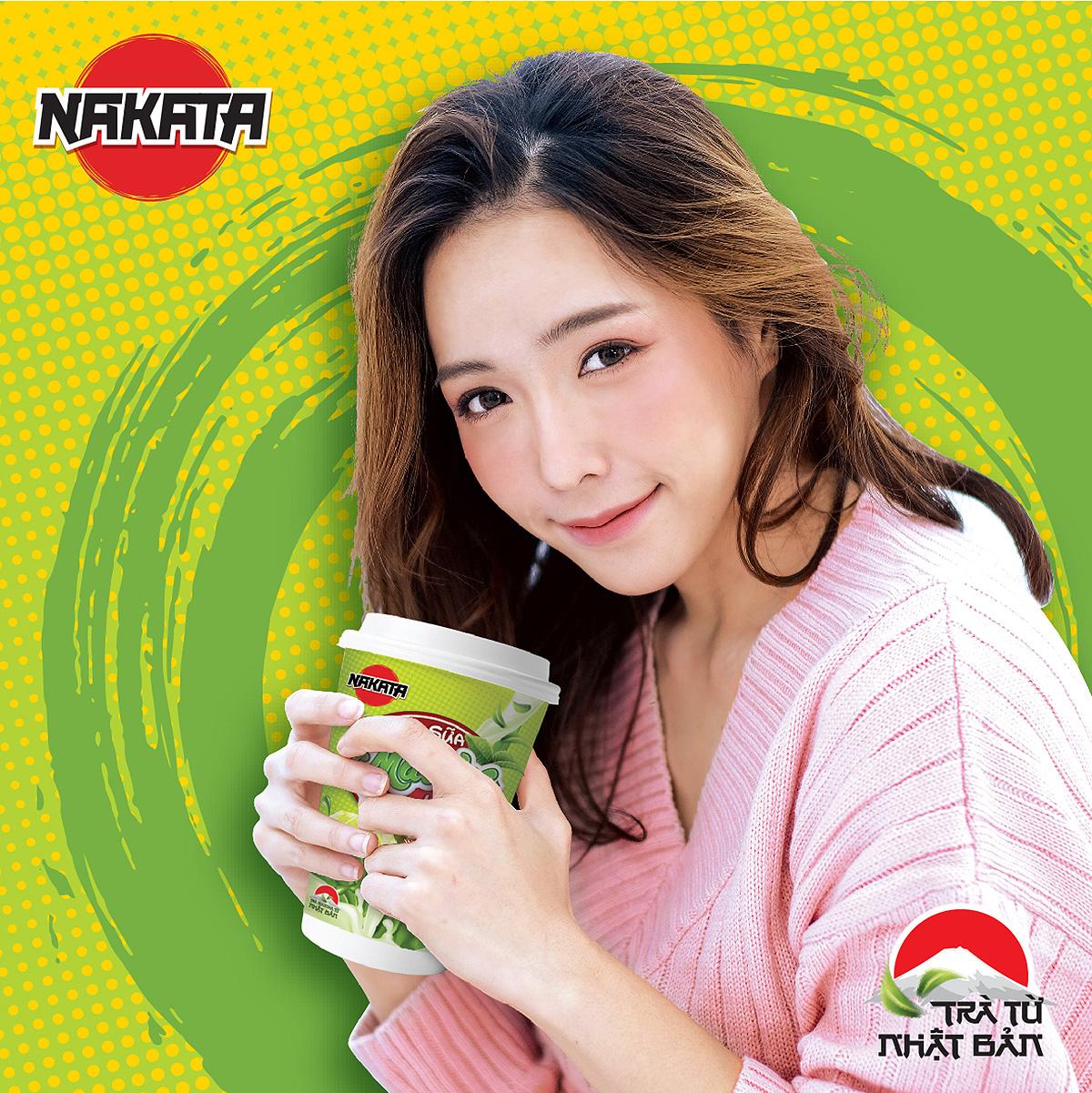 Lốc 3 ly trà sữa matcha có thạch hiệu Nakata