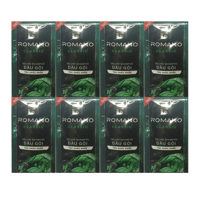 Combo 10 dây Dầu Gội Romano Classic