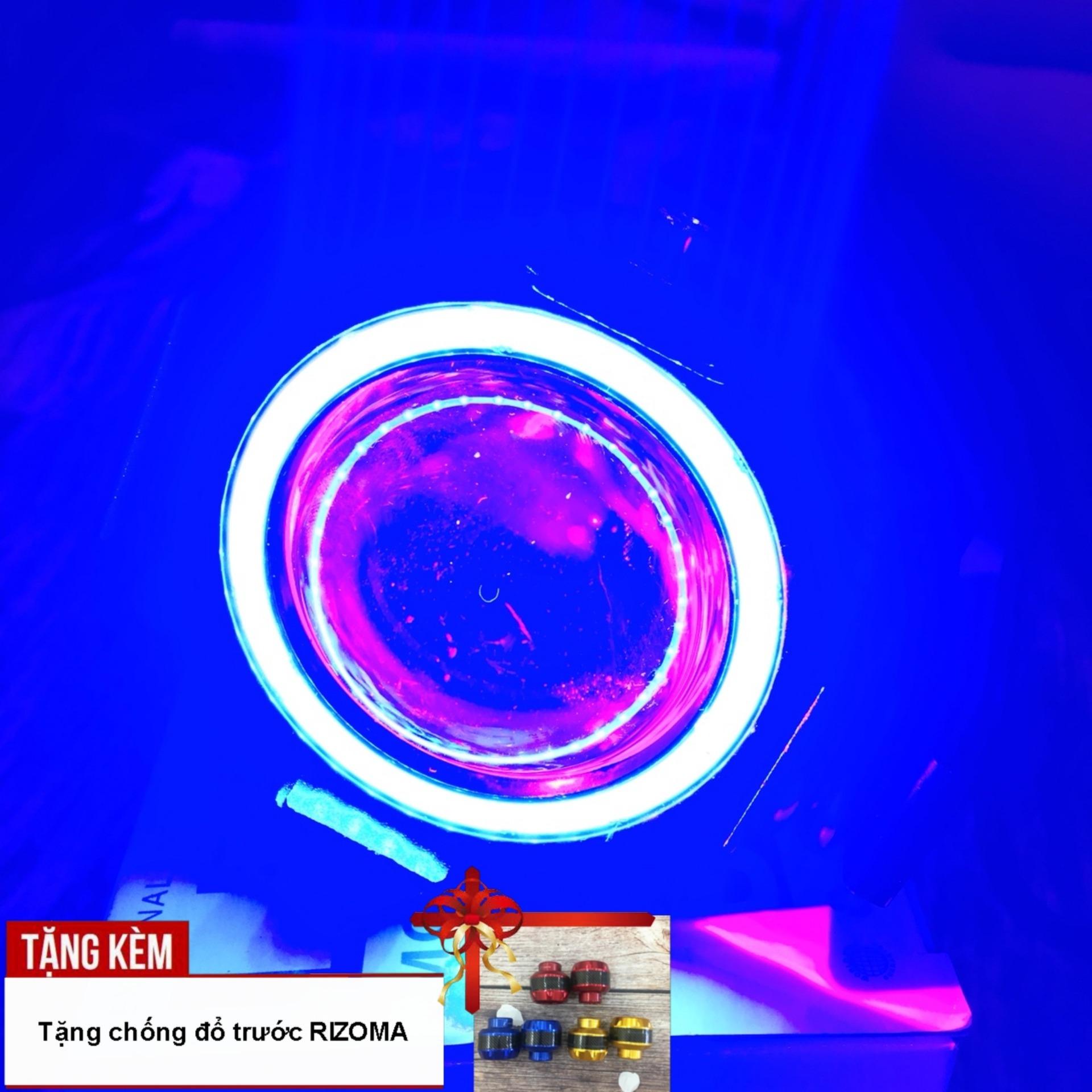 Đèn bi cầu led u7 rất rất sáng cho ô tô, xe máy - chế độ xe cực chất ox88-u7-yim-chống đổ trước tròn trơn