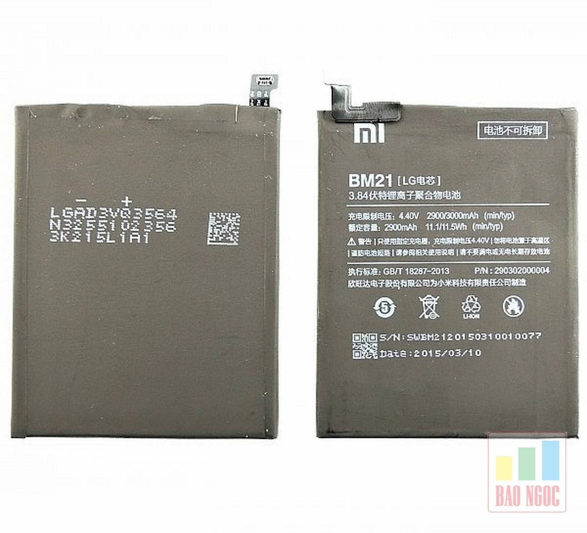 Pin Xiaomi BM21 ( Pin Xiaomi Mi Note )