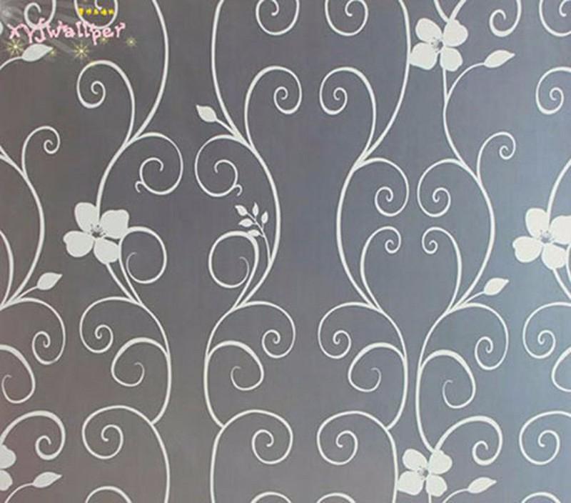 [HCM]5m giấy dán kiếng khổ 45cm hoa uốn lượn trắng