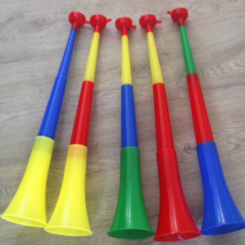 Combo 2 chiếc kèn thổi cổ vũ ráp dài 3 khúc bằng nhựa