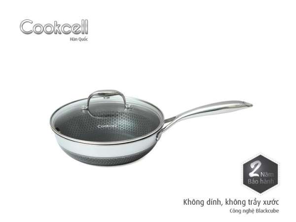 Chảo XÀO ĐA NĂNG iNox Blackcube 24cm