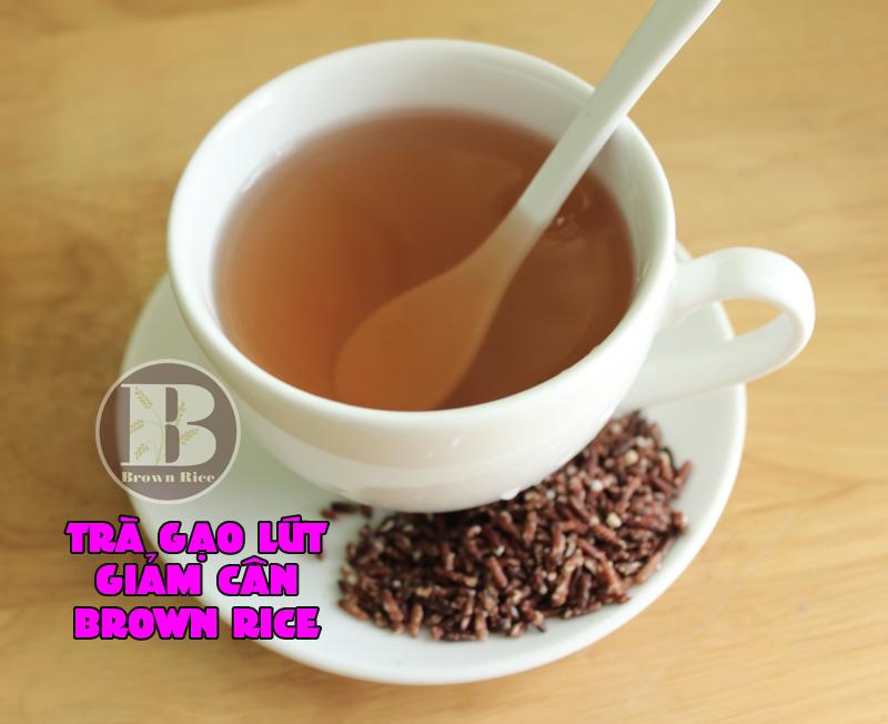 Bột và Trà gạo lứt giảm cân Brown Rice ( combo 2 sp )