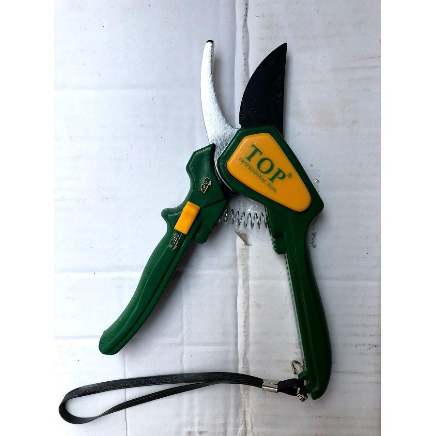 Kéo cắt cành cây 8" TG-1128 TOP (xanh lá cây)