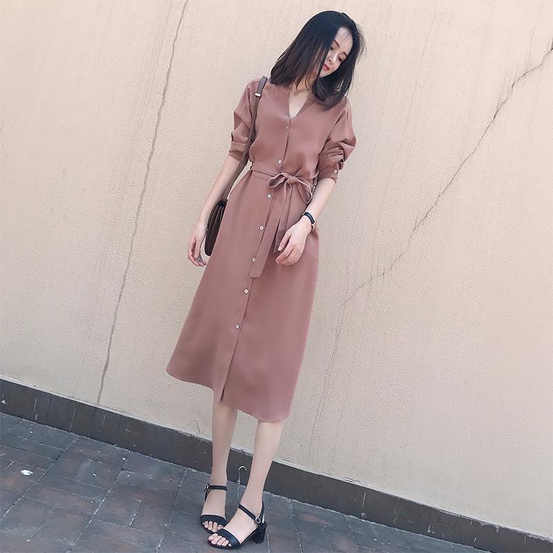 TB - 088 ĐẦM SƠ MI BIGSIZE CÓ THẮT EO