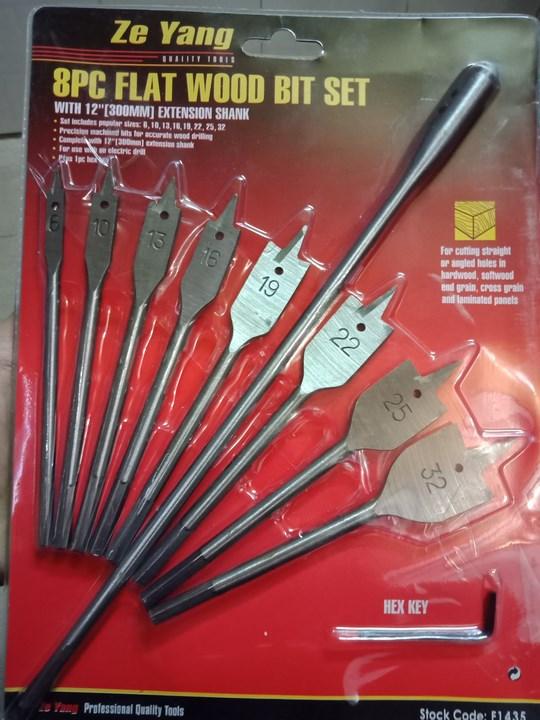 [HCM]Bộ 8 mũi khoan khoét gỗ đuôi cá