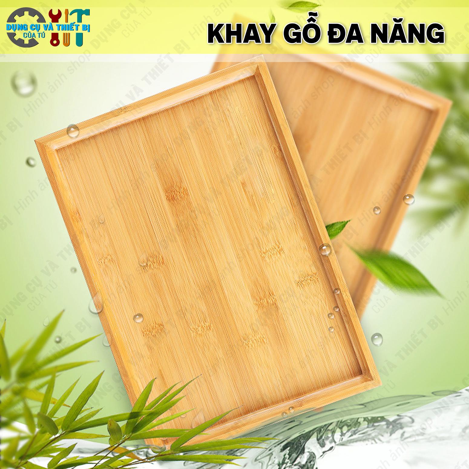 KHAY GỖ  CHỮ NHẬT ĐA NĂNG