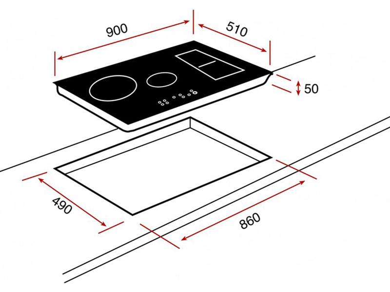 [Trả góp 0%]Bếp điện từ Teka IRF 9430
