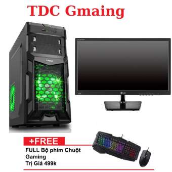 Máy tính game TDCGaming intel core i3 2100/ Ram 4gb/ Hdd 250gb , Màn hình LG 19 inch - Tặng phím chuột giả cơ chuyên game - Bảo hành 24 tháng 1 đôi 1.