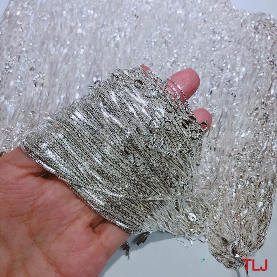 Dây chuyền bạc ý sợi nhỏ cho nữ