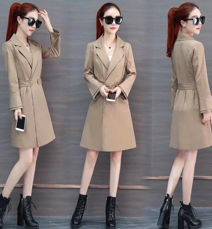 Áo khoác form dài cổ vest
