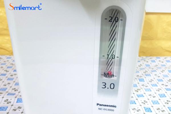 [Có video thật tự quay] Bình thủy điện Panasonic NC-EG3000 Thái Lan, 3L, Tiết kiệm điện