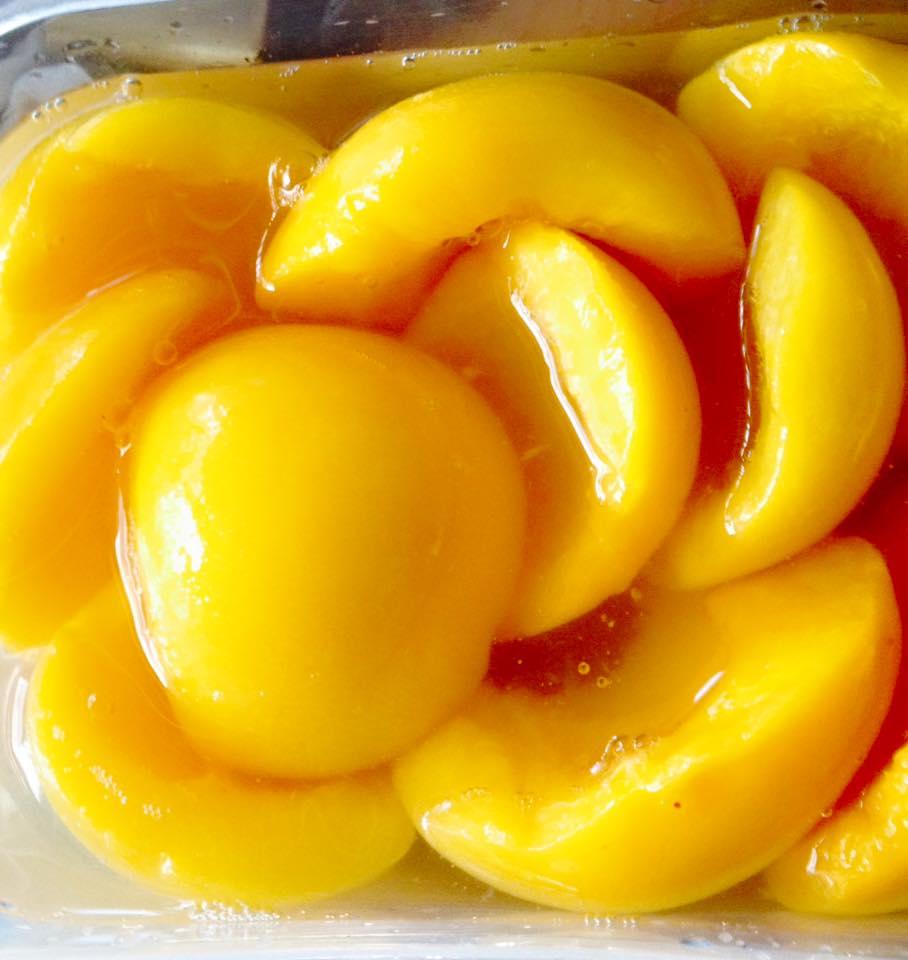 Combo 2 hộp Đào ngâm Rhodes 825g