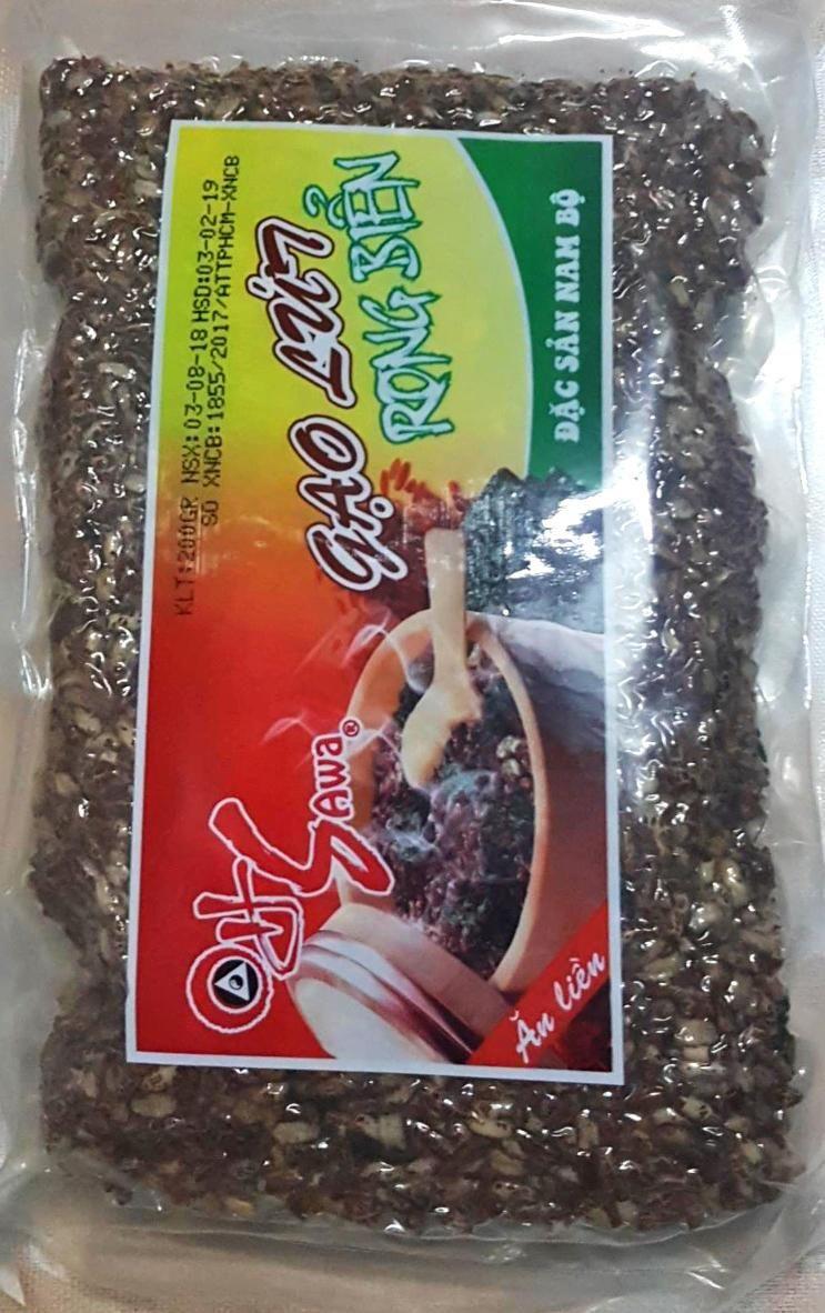 Cốm gạo lức rong biên