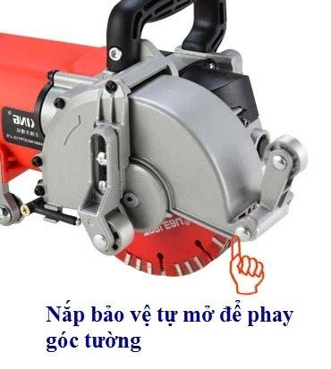 Máy Phay Rãnh Tường LAICHENG 6802 + 4 lưỡi cắt + máy bơm nước