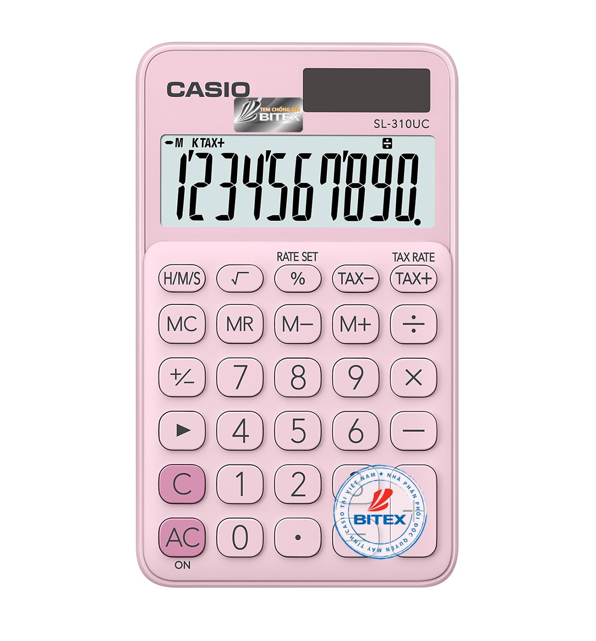 [HCM]Máy tính sắc màu Casio SL310UC