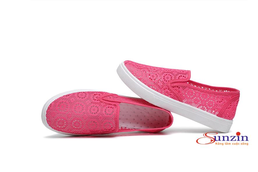 Giày ren nữ siêu thoáng chân (đỏ) size từ 35-40